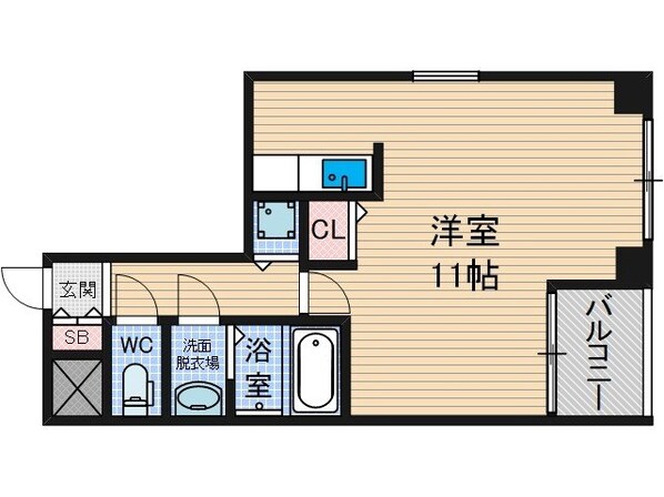 クレアールの物件間取画像